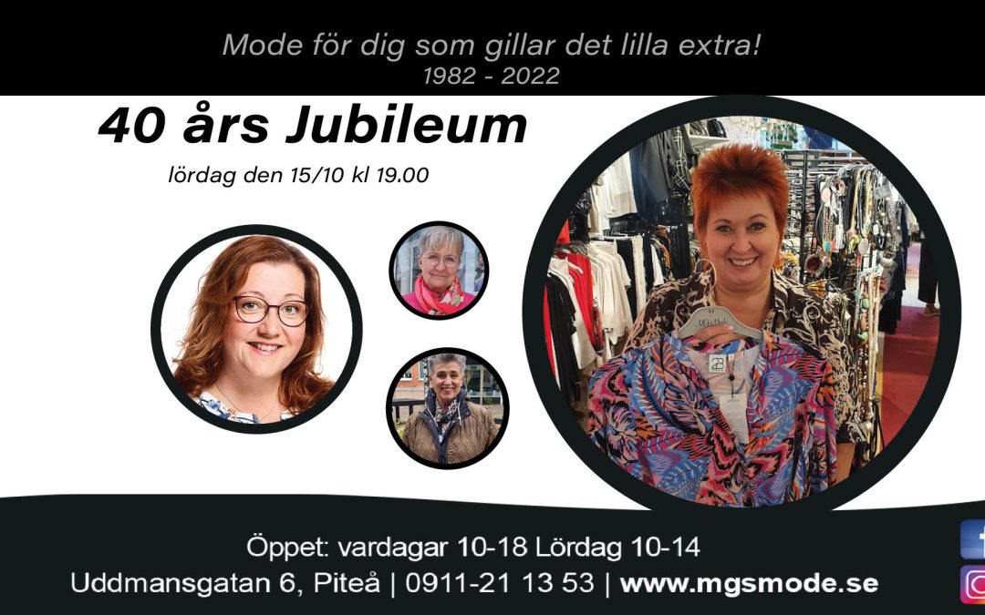 40 års Jubileum